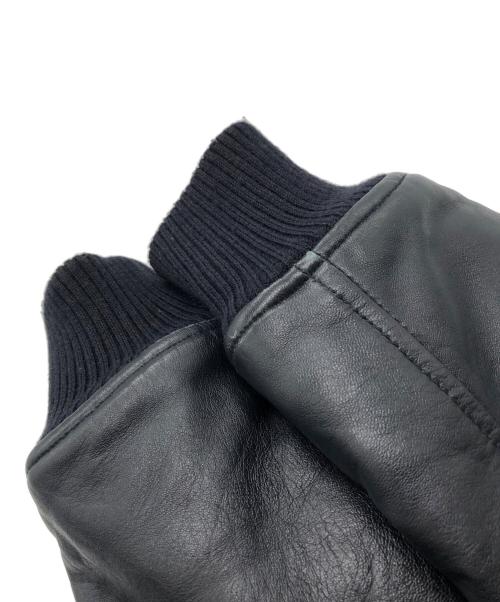 LUPO DI MARE SINA COVA（ルポ ディ マーレ シナコバ）LUPO DI MARE SINA COVA (ルポ ディ マーレ シナコバ) レザージャケット ネイビー サイズ:Lの古着・服飾アイテム