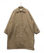 WHIMSICウィムジック）の古着「ステンカラーパディングコート」｜ベージュ