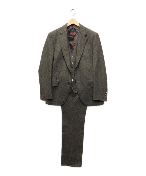 PAUL SMITH（ポールスミス）PAUL SMITH (ポールスミス) 3ピーススーツ ブラウン サイズ:Mの古着・服飾アイテム