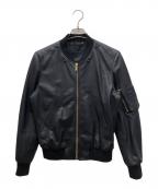PAUL SMITHポールスミス）の古着「ラムレザージャケット」｜ブラック