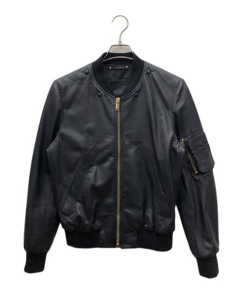 PAUL SMITH（ポールスミス）Paul Smith (ポールスミス) ラムレザージャケット ブラック サイズ:Mの古着・服飾アイテム