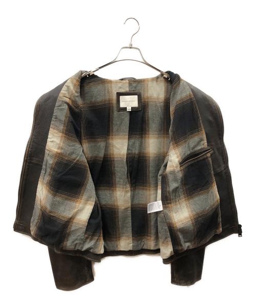 BANANA REPUBLIC（バナナリパブリック）BANANA REPUBLIC (バナナリパブリック) レザージャケット ブラウン サイズ:XLの古着・服飾アイテム