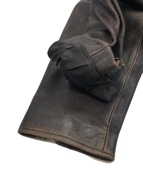 BANANA REPUBLIC（バナナリパブリック）BANANA REPUBLIC (バナナリパブリック) レザージャケット ブラウン サイズ:XLの古着・服飾アイテム