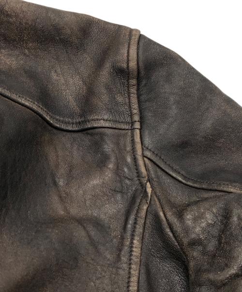 BANANA REPUBLIC（バナナリパブリック）BANANA REPUBLIC (バナナリパブリック) レザージャケット ブラウン サイズ:XLの古着・服飾アイテム