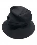 Y'sワイズ）の古着「変形ハット」｜ブラック