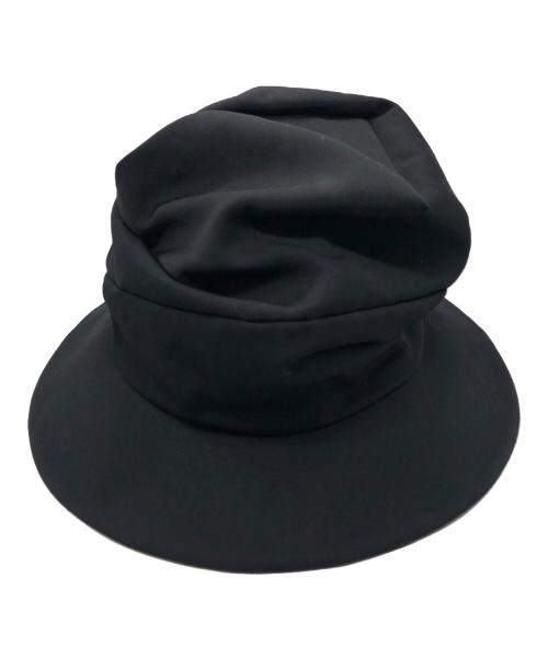 Y's（ワイズ）Y's (ワイズ) 変形ハット ブラック サイズ:02の古着・服飾アイテム