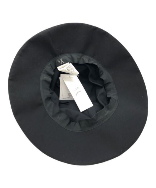 Y's（ワイズ）Y's (ワイズ) 変形ハット ブラック サイズ:02の古着・服飾アイテム