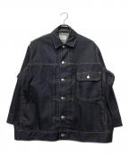 beautiful peopleビューティフルピープル）の古着「selvedge denim big blouson」｜インディゴ