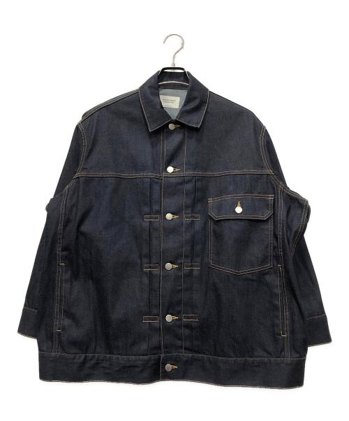 beautiful people（ビューティフルピープル）beautiful people (ビューティフルピープル) selvedge denim big blouson インディゴ サイズ:36の古着・服飾アイテム