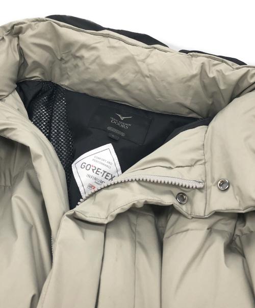 MIZUNO（ミズノ）MIZUNO (ミズノ) URBAN RESEARCH DOORS (アーバンリサーチドアーズ) ダウンジャケット ベージュ サイズ:Lの古着・服飾アイテム