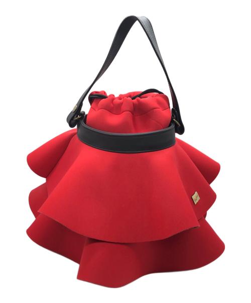 Rapture（ラプチャー）Rapture (ラプチャー) ティアードネイプルズショルダー バッグ レッド サイズ:下記参照の古着・服飾アイテム