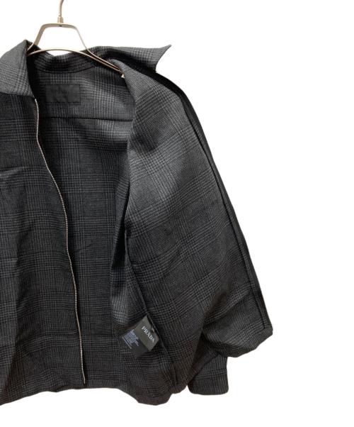 PRADA（プラダ）PRADA (プラダ) Wool zipper shirt グレー サイズ:XXSの古着・服飾アイテム