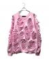 JUN NAKAYAMA（ジュンナカヤマ）の古着「ダメージ加工スウェット」｜ピンク