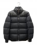DIOR HOMMEディオール オム）の古着「ラムレザー切替ダウンジャケット」｜ブラック