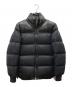 Dior Homme（ディオール オム）の古着「ラムレザー切替ダウンジャケット」｜ブラック