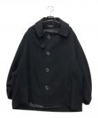 Y'sワイズ）の古着「ワイドウールジャケット」｜ブラック
