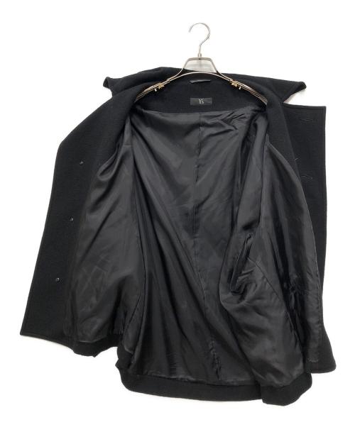 Y's（ワイズ）Y's (ワイズ) ワイドウールジャケット ブラック サイズ:Mの古着・服飾アイテム