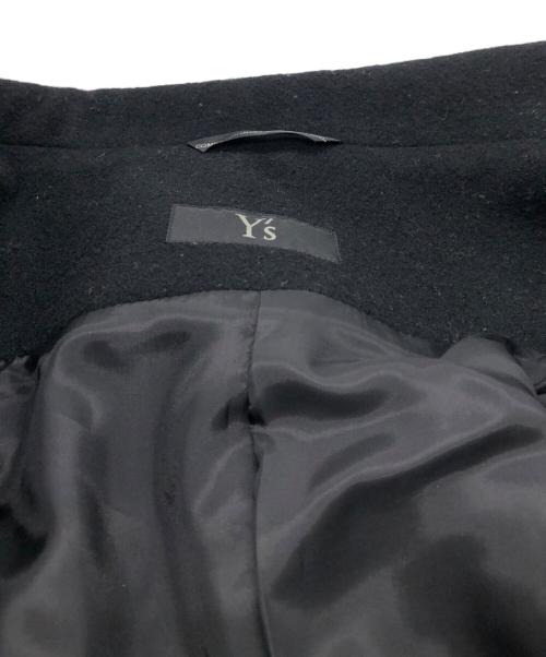 Y's（ワイズ）Y's (ワイズ) ワイドウールジャケット ブラック サイズ:Mの古着・服飾アイテム