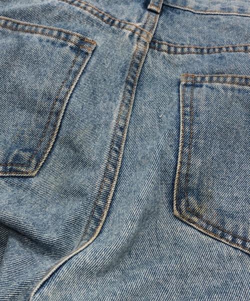 Kimhekim（キムヘキム）KIMHEKIM (キムヘキム) ワイドデニムパンツ インディゴ サイズ:Sの古着・服飾アイテム