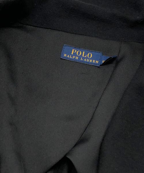 POLO RALPH LAUREN（ポロ・ラルフローレン）POLO RALPH LAUREN (ポロ・ラルフローレン) エポレットナポレオンテーラードジャケット ブラック サイズ:14の古着・服飾アイテム