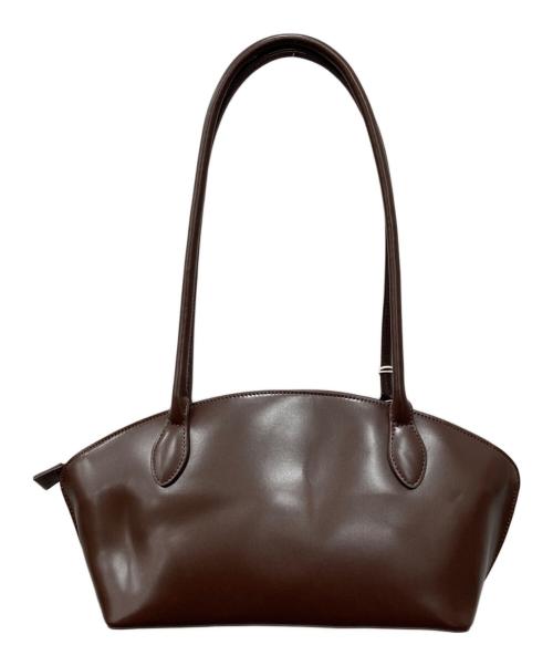 &MyuQ（アンドミューク）&MyuQ (アンドミューク) journal standard L'essage (ジャーナルスタンダード レサージュ) ワイドトート ブラウン 未使用品の古着・服飾アイテム