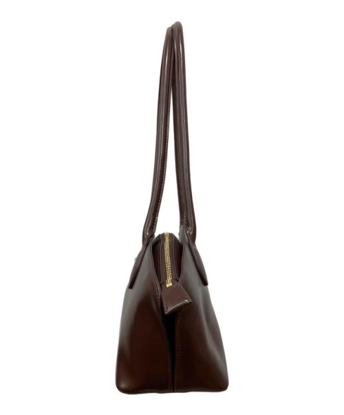 &MyuQ（アンドミューク）&MyuQ (アンドミューク) journal standard L'essage (ジャーナルスタンダード レサージュ) ワイドトート ブラウン 未使用品の古着・服飾アイテム