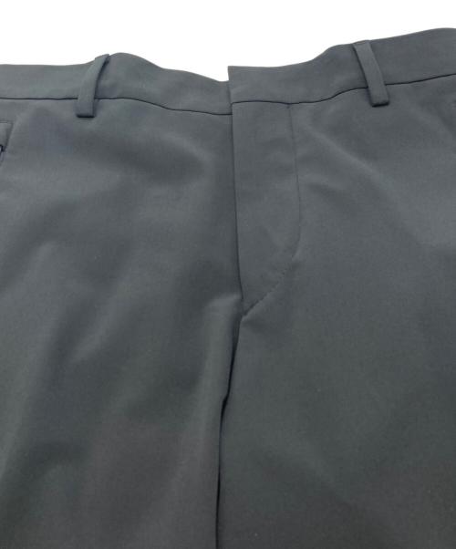 PRADA（プラダ）PRADA (プラダ) ポリエステルスラックスロングパンツ ブラック サイズ:46の古着・服飾アイテム