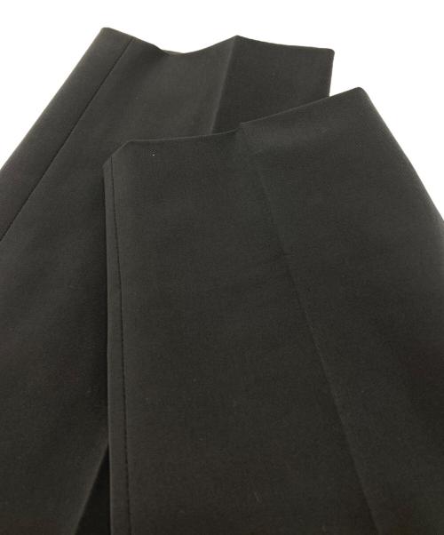 PRADA（プラダ）PRADA (プラダ) ポリエステルスラックスロングパンツ ブラック サイズ:46の古着・服飾アイテム