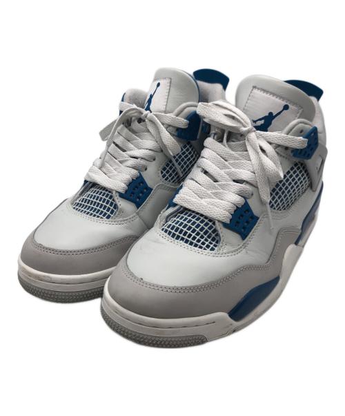 NIKE（ナイキ）NIKE (ナイキ) AIR JORDAN 4 INDUSTRIAL BLUE ホワイト サイズ:26.5cmの古着・服飾アイテム
