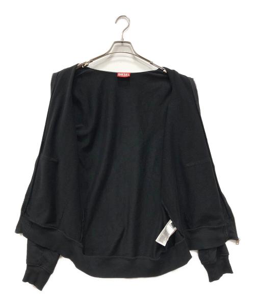 DIESEL（ディーゼル）DIESEL (ディーゼル) ハイネック スウェットシャツ ブラック サイズ:XLの古着・服飾アイテム