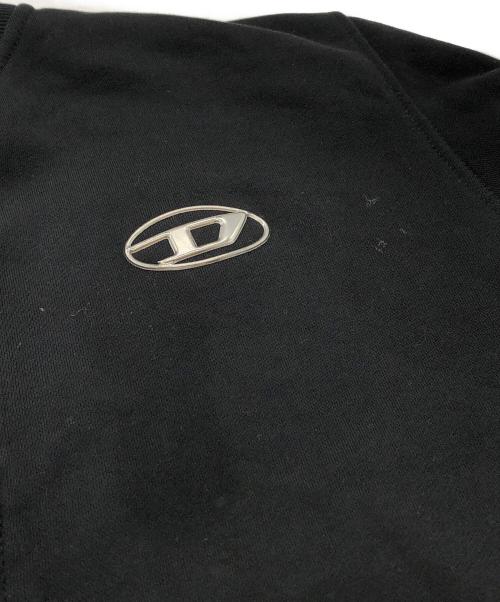 DIESEL（ディーゼル）DIESEL (ディーゼル) ハイネック スウェットシャツ ブラック サイズ:XLの古着・服飾アイテム