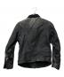 RUDE GALLERY BLACK REBEL (ルードギャラリー ブラックレーベル) レザージャケット ブラック サイズ:Ｍ：15000円