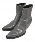 CALVIN KLEIN 205W39NYCカルバンクライン205W39NYC）の古着「ウェスタンブーツ」｜グレー