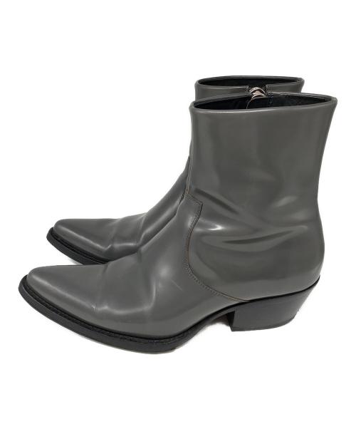 CALVIN KLEIN 205W39NYC（カルバンクライン205W39NYC）CALVIN KLEIN 205W39NYC (カルバンクライン205W39NYC) ウェスタンブーツ グレー サイズ:41 1/2の古着・服飾アイテム
