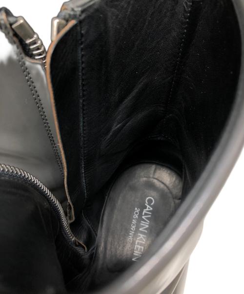 CALVIN KLEIN 205W39NYC（カルバンクライン205W39NYC）CALVIN KLEIN 205W39NYC (カルバンクライン205W39NYC) ウェスタンブーツ グレー サイズ:41 1/2の古着・服飾アイテム