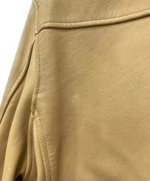 HAROLD'S GEAR（ハロルズギア）HAROLD'S GEAR (ハロルズギア) ホースレザージャケット イエロー サイズ:Mの古着・服飾アイテム