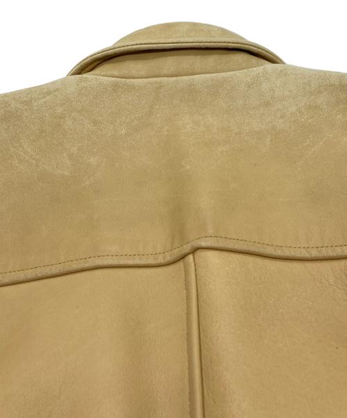 HAROLD'S GEAR（ハロルズギア）HAROLD'S GEAR (ハロルズギア) ホースレザージャケット イエロー サイズ:Mの古着・服飾アイテム