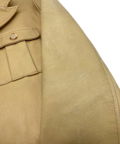 HAROLD'S GEAR（ハロルズギア）HAROLD'S GEAR (ハロルズギア) ホースレザージャケット イエロー サイズ:Mの古着・服飾アイテム