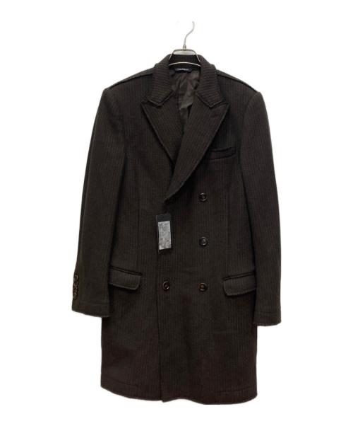 DOLCE & GABBANA（ドルチェ＆ガッバーナ）DOLCE & GABBANA (ドルチェ＆ガッバーナ) ダブルコート ブラウン サイズ:Lの古着・服飾アイテム