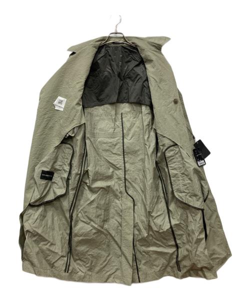 EMPORIO ARMANI（エンポリオアルマーニ）EMPORIO ARMANI (エンポリオアルマーニ) トレンチコート カーキ サイズ:Sの古着・服飾アイテム