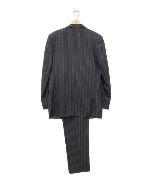 DOLCE & GABBANA（ドルチェ＆ガッバーナ）DOLCE & GABBANA (ドルチェ＆ガッバーナ) ストライプセットアップスーツ ネイビー サイズ:48の古着・服飾アイテム