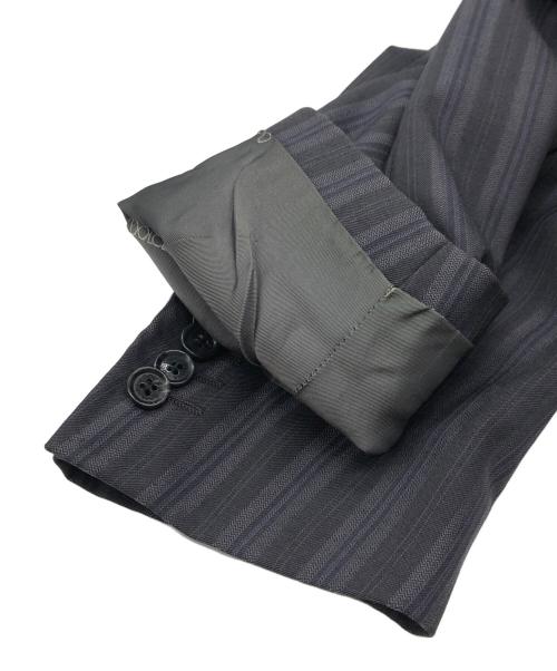 DOLCE & GABBANA（ドルチェ＆ガッバーナ）DOLCE & GABBANA (ドルチェ＆ガッバーナ) ストライプセットアップスーツ ネイビー サイズ:48の古着・服飾アイテム