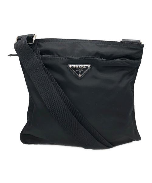 PRADA（プラダ）PRADA (プラダ) ナイロンショルダーバッグ ブラック サイズ:下記参照の古着・服飾アイテム