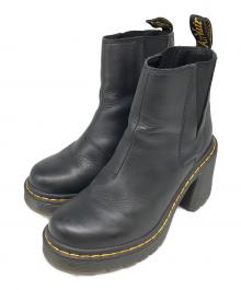 Dr.Martens（ドクターマーチン）の古着「サイドゴアヒールブーツ」｜ブラック