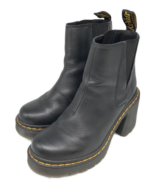 Dr.Martens（ドクターマーチン）Dr.Martens (ドクターマーチン) サイドゴアヒールブーツ ブラック サイズ:UK4の古着・服飾アイテム