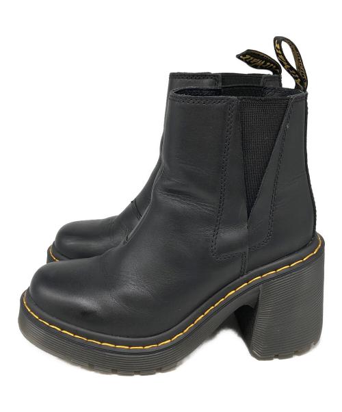 Dr.Martens（ドクターマーチン）Dr.Martens (ドクターマーチン) サイドゴアヒールブーツ ブラック サイズ:UK4の古着・服飾アイテム