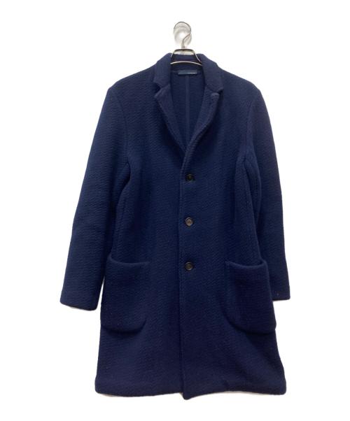 LARDINI（ラルディーニ）LARDINI (ラルディーニ) ウールチェスターコート ネイビー サイズ:Lの古着・服飾アイテム