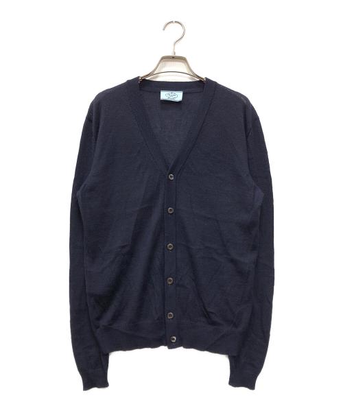 PRADA（プラダ）PRADA (プラダ) カーディガン ネイビー サイズ:48の古着・服飾アイテム