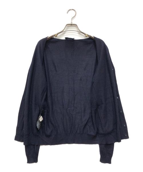 PRADA（プラダ）PRADA (プラダ) カーディガン ネイビー サイズ:48の古着・服飾アイテム