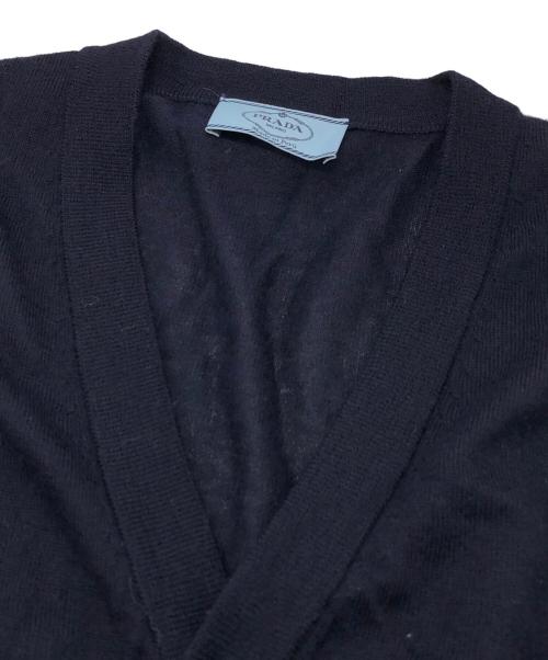 PRADA（プラダ）PRADA (プラダ) カーディガン ネイビー サイズ:48の古着・服飾アイテム